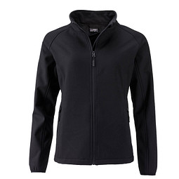 JAMES & NICHOLSON Damen Softshell-Jacke Promo, schwarz, S