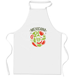 Küchenschürze Kitap, Weiß