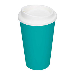 Trinkbecher Coffee-Time, 350 ml, Petrol