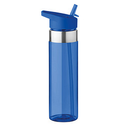 Trinkflasche Trend, 650 ml, blau/transparent