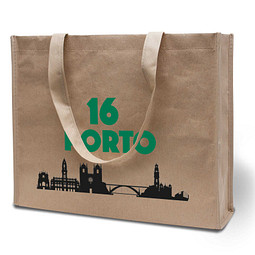 Joytex® Papier/Vlies-Einkaufstasche, 38x29x10cm, braun