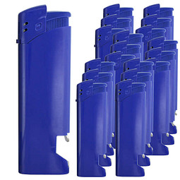 Werbe-Set: 500 Werbefeuerzeuge mit Flaschenöffner, inkl. Druck, blau