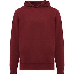 Iqoniq Yengo Hoodie mit Seitentaschen, burgunderrot, XS