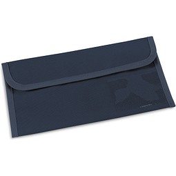 AIRLINE. Reisedokumententasche aus 600D, Blau