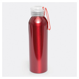 Aluminium Trinkflasche LOOPED,rot
