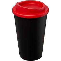 Americano® 350 ml Isolierbecher, schwarz/rot