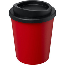 Americano® Espresso 250 ml recycelter Isolierbecher, rot/schwarz
