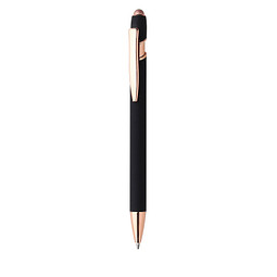 PENKO® Metall-Touch-Kugelschreiber Anacapa-Rosé, schwarz