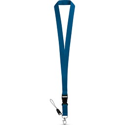 ANQUETIL. Lanyard aus Polyester, Blau