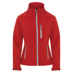 Antartida Softshelljacke für Damen, rot, XL