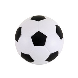 Anti-Stress-Fußball KICK OFF,schwarz, weiß