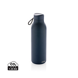 Avira Avior RCS recycelte Stainless-Steel Flasche 500ml, navy blau