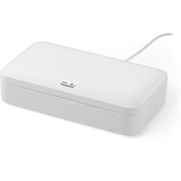 BACTOUT. UV-Sterilisatorbox kabellosem Schnellladegerä 10 W, Weiß