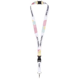 Balta Sublimation Lanyard mit Schnapp- und Sicherheitsverschluss, schwarz, 15mm