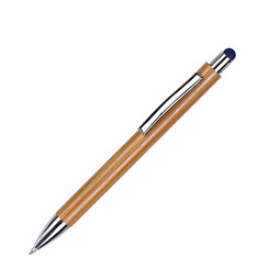 LANCE® Bambus-Touch-Kugelschreiber  Sapporo, blau