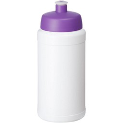 Baseline® Plus 500 ml Flasche mit Sportdeckel, weiß/lila