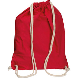 Baumwollgymbag Carlsbad,rot