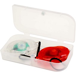 Beamix Fahrradlicht Set, transparent klar