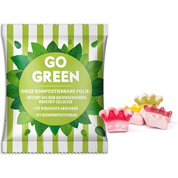 Beauty Sweeties, 16,4 g, Kronen, transparente kompostierbare Folie, inkl. Druck