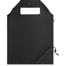 BEIRA. Faltbare Tragetasche aus 190T Polyester aus recyceltem (100% rPET), Schwarz