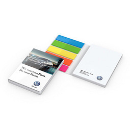 Geiger-Notes Haftnotiz und Papier Set Bern, inkl. Druck auf Umschlag & Haftnotiz, weiß