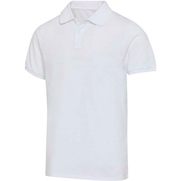 Beryl 220 g/m² Kurzärmeliges Poloshirt Bio-Recyclingmaterial (OCS), unisex, weiss, M