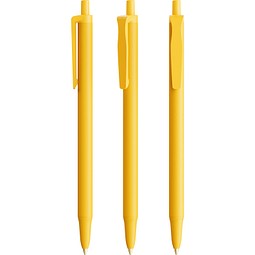 BIC® Clic Stic Kugelschreiber Gelb Blaue Tinte
