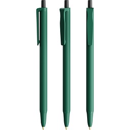 BIC® Clic Stic Softfeel Kugelschreiber Dunkelgrün Blaue Tinte