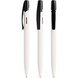 BIC® Media Clic BIO Based Kugelschreiber Weiß Blaue Tinte