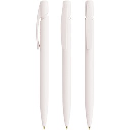 BIC® Media Clic Ecolutions® Kugelschreiber Weiß Recycelt Blaue Tinte