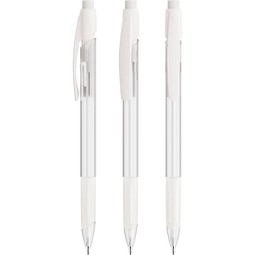 BIC® Media Clic Grip Druckbleistift Gefrostetes Weiß/Gefrostetes Weiß