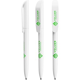 BIC® Super Clip Ecolutions® ballpen Weiß Recycelt Blaue Tinte