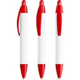 BIC® Wide Body Mini Digital ballpen Gefrostetes Rot Blaue Tinte