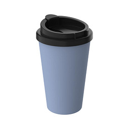 Bio-Kaffeebecher PremiumPlus, 350 ml, kornblume