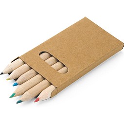 BIRD. Buntstift Schachtel mit 6 Buntstiften, Natur