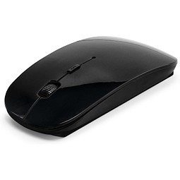 BLACKWELL. Wireless Maus batteriebetriebene aus recyceltes ABS (100% rABS), Schwarz