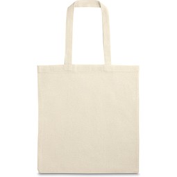 BONDI. Tragetasche aus 100% Baumwolle (140 g/m²), Naturhell