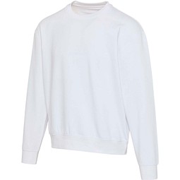 Boris Oversize Sweatshirt mit Rundhalsausschnitt aus recycelter 280 g/m2 Bio Baumwolle (OCS), unisex, weiss, XS