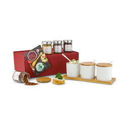 ROMINOX® Bowls and Dips, weiß/rot