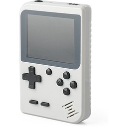 BOWSER. Tragbare Spielkonsole mit 256 klassischen Spielen, Grau