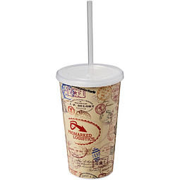 Brite-Americano doppelwandiger Becher, 350 ml, weiss
