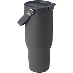 Bronx 900 ml RCS-zertifizierter Kupfer-Vakuum Isolierbecher aus Edelstahl mit Doppelfunktionsdeckel, grau