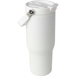 Bronx 900 ml RCS-zertifizierter Kupfer-Vakuum Isolierbecher aus Edelstahl mit Doppelfunktionsdeckel, weiss
