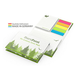 Geiger-Notes Brüssel Individuell green+blue inkl. Druck, Bookcover