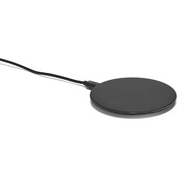 BURNELL. Superschnelles 10W wireless Ladegerät aus ABS, Schwarz