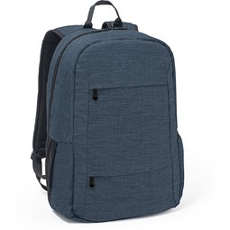 BUSINESS. Laptop-Rucksack aus 300D recyceltes Polyester, Blau