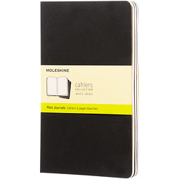 MOLESKINE® Notizbuch Cahier Journal L, blanko, schwarz