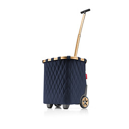 reisenthel® Einkaufsroller carrycruiser, frame rhombus midnight gold