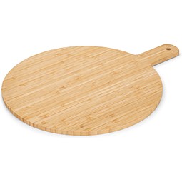 CHEESANO. Rundes Servierbrett aus Bambus, Natur