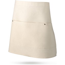 CHICORY. Mehrzweckschürze aus Baumwoll-Canvas (260 g/m²), Natur